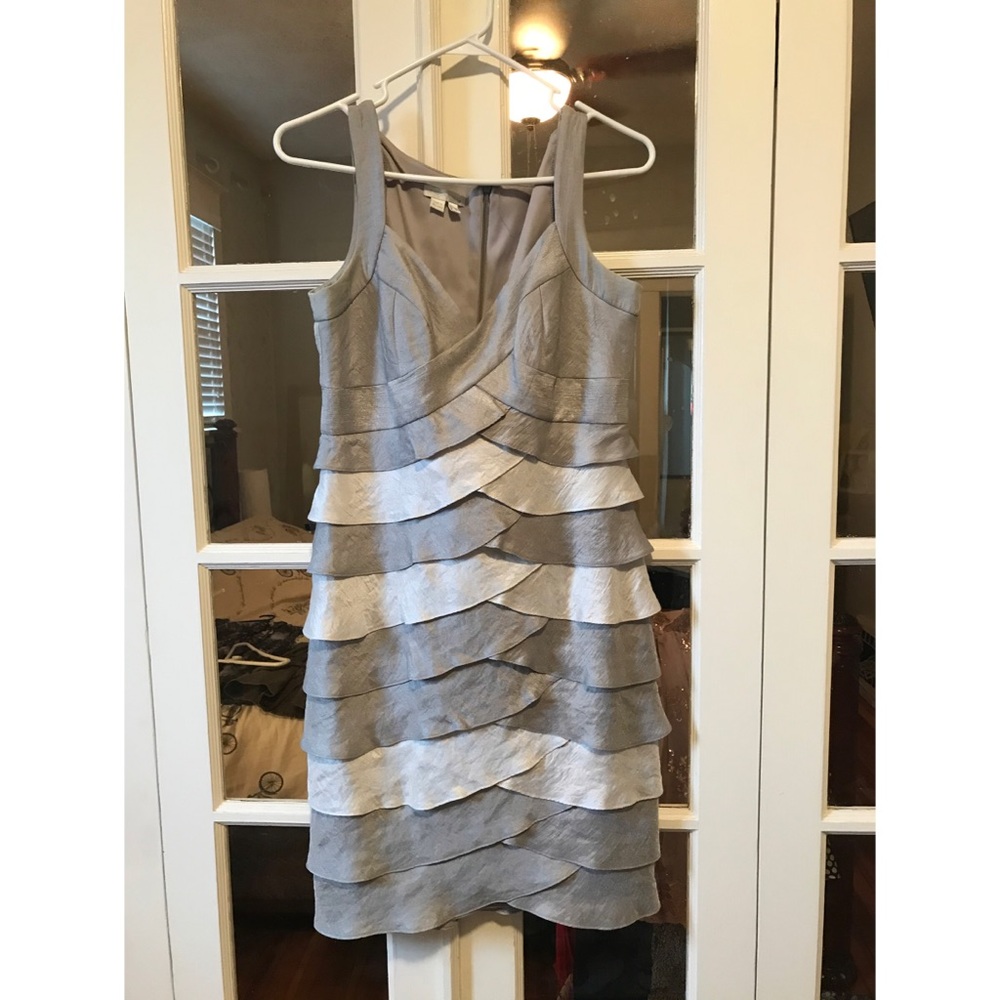 London Times- Gray/Silver dress
